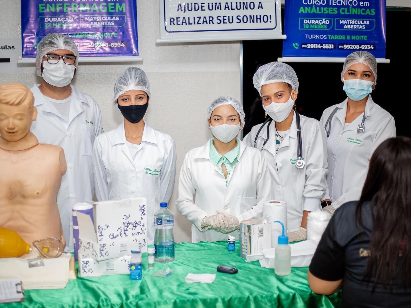 Alunos  do Grupo Madre oferecem serviços de saúde durante projeto cultural ‘Expomadre’