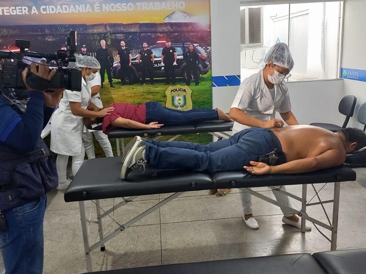 Grupo Madre Tereza realiza ação no  Centro Integrado de Operações em Segurança Pública Macapaba 