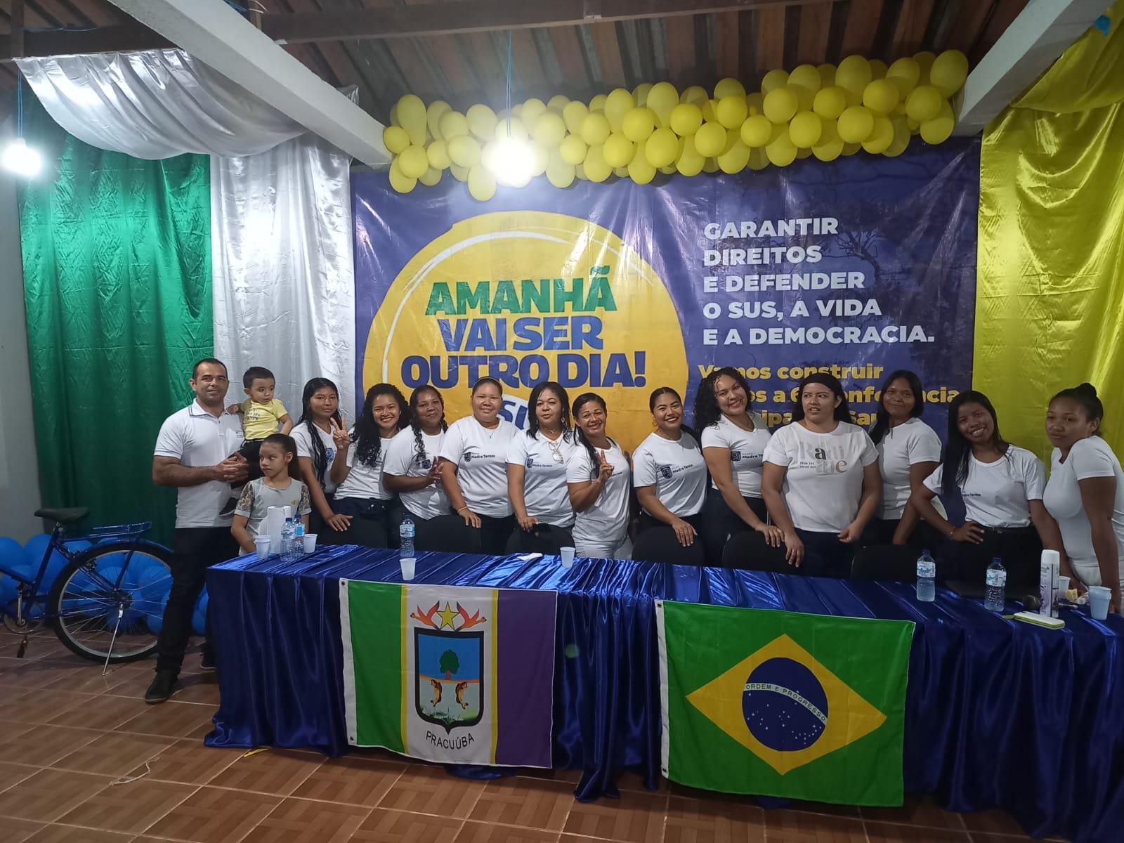 Alunos do Grupo Madre Tereza Pracuúba participam da 6ª Conferência Municipal de Saúde de Pracuúba