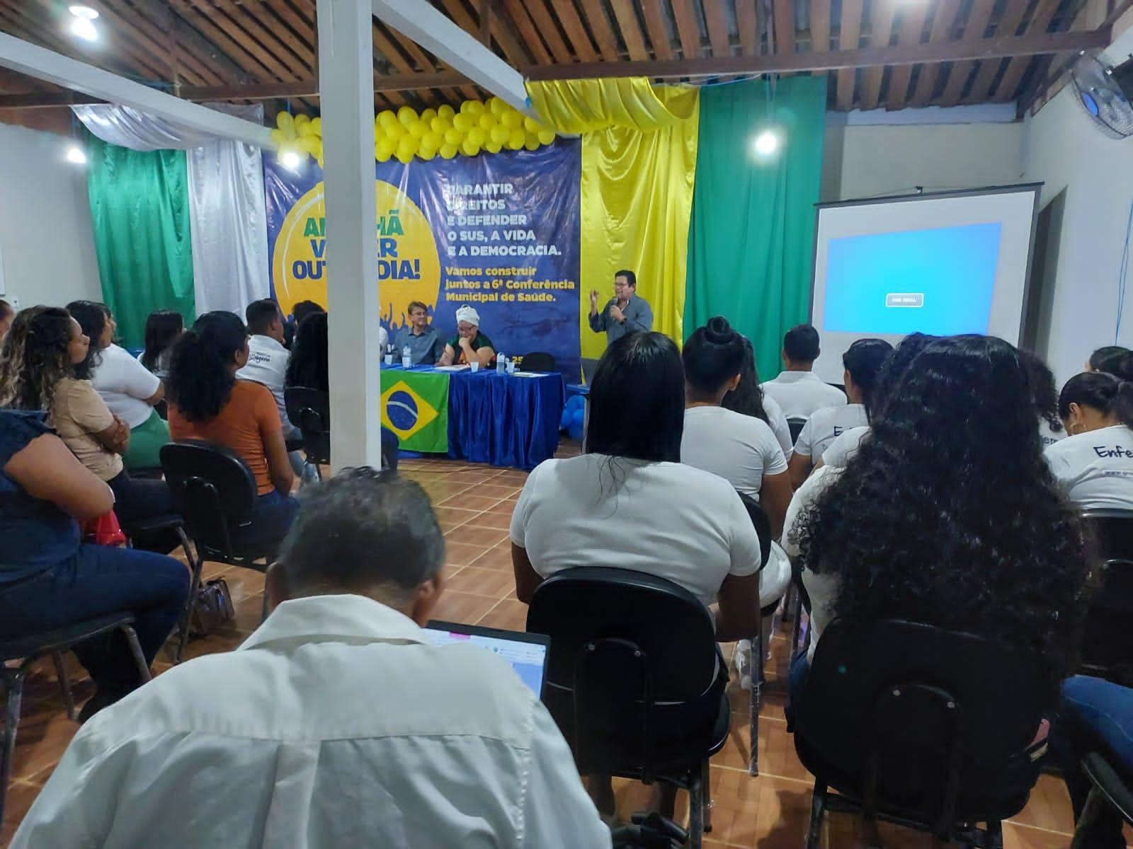 Alunos do Grupo Madre Tereza Pracuúba participam da 6ª Conferência Municipal de Saúde de Pracuúba