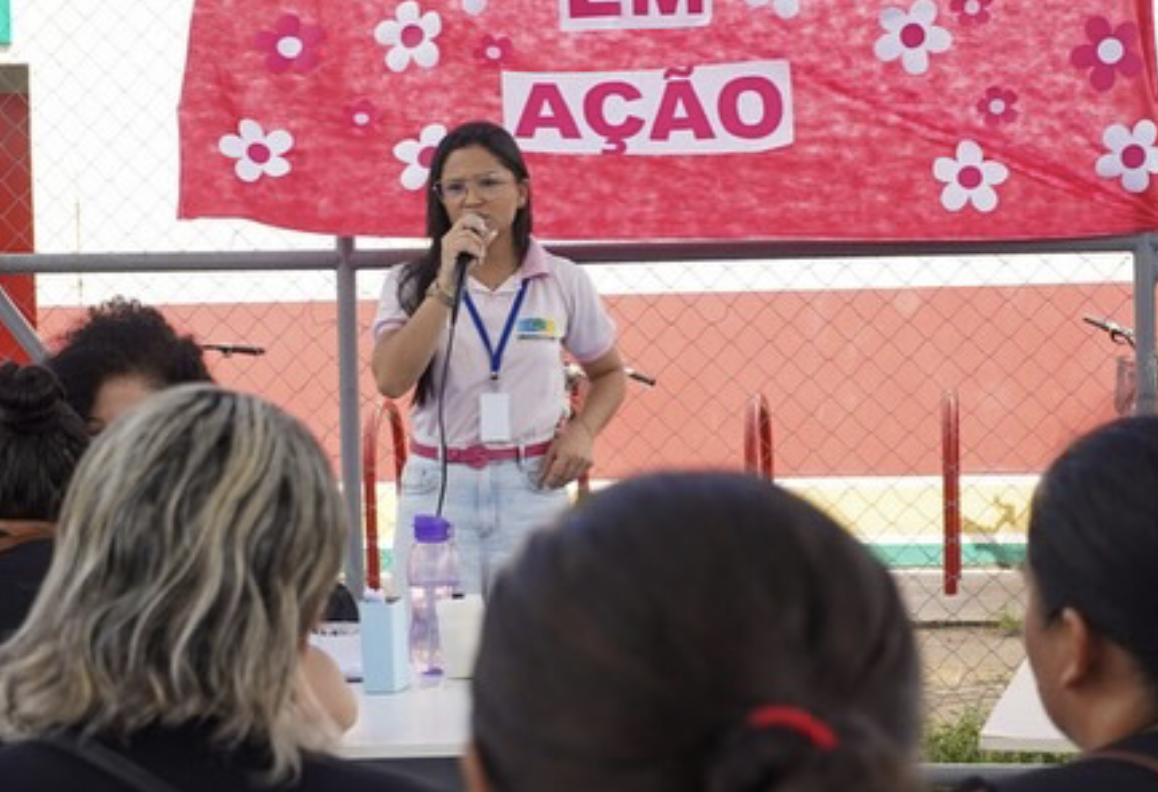 Grupo Madre Tereza participa de ação realizada pelo CRAS Amor em alusão ao Dia Internacional da Mulher.