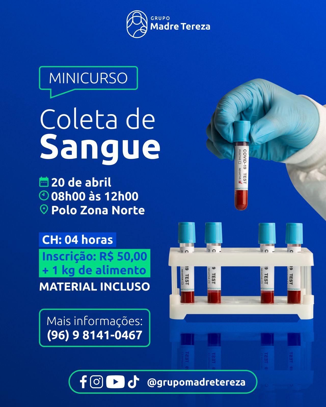 Minicurso: Coleta de Sangue