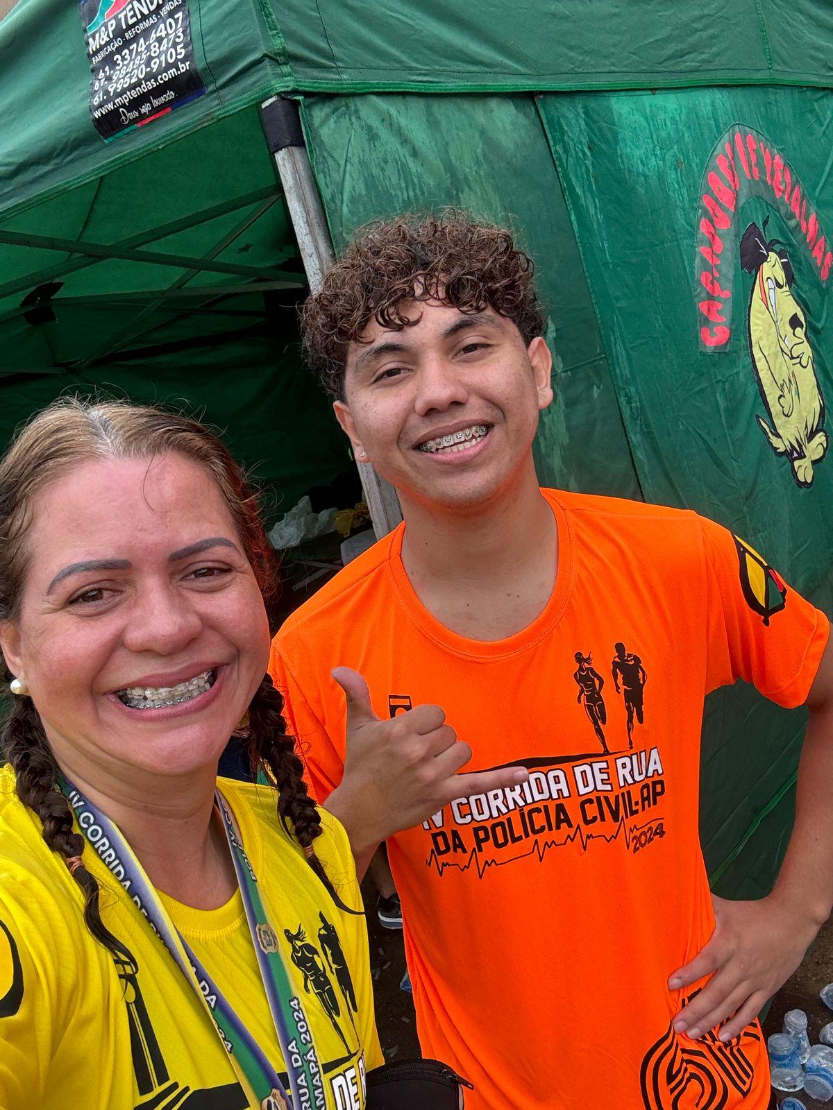 Alunos do Curso de Educação Física da Faculdade Madre Tereza - FAMAT prestam apoio na IV Corrida de Rua da Polícia Civil do Amapá