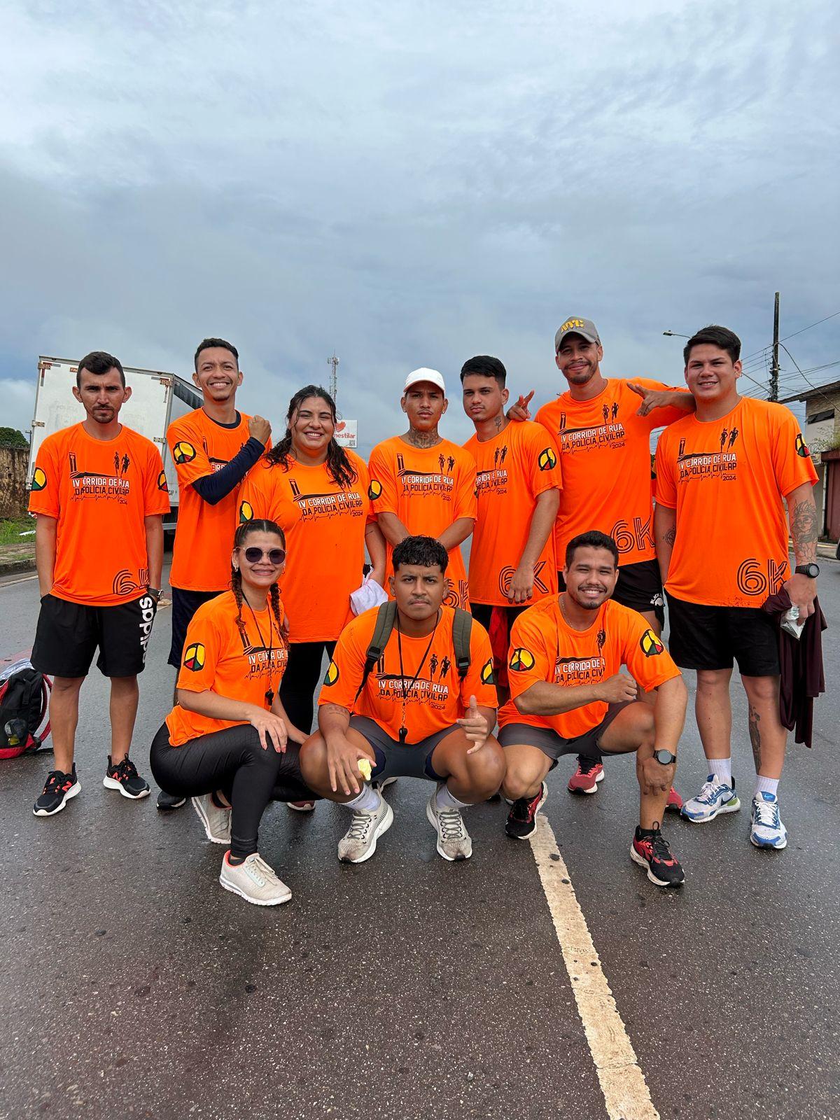 Alunos do Curso de Educação Física da Faculdade Madre Tereza - FAMAT prestam apoio na IV Corrida de Rua da Polícia Civil do Amapá