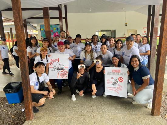 Alunos da Escola Madre Tereza Macapá lideram "Dia D contra Dengue" para proteger a comunidade