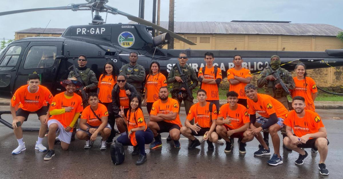 Alunos do Curso de Educação Física da Faculdade Madre Tereza - FAMAT prestam apoio na IV Corrida de Rua da Polícia Civil do Amapá Alunos do Curso de Educação Física da Faculdade Madre Tereza - FAMAT prestam apoio na IV Corrida de Rua da Polícia Civil do Amapá