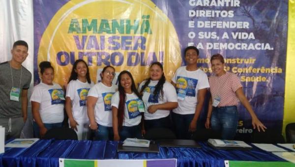 Alunos do Grupo Madre Tereza Pracuúba participam da 6ª Conferência Municipal de Saúde de Pracuúba