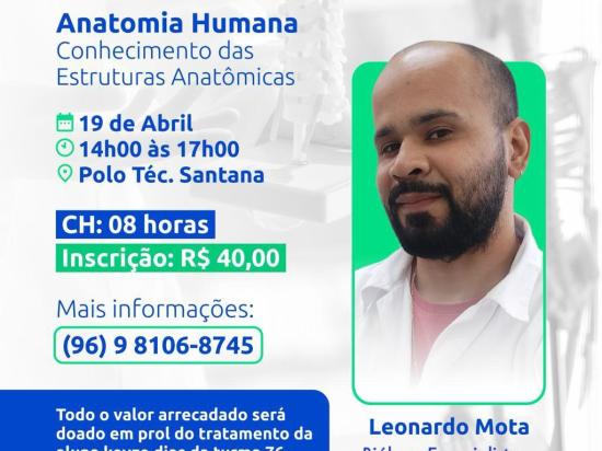 Aprofunde seu Conhecimento: Minicurso de Anatomia Humana no Grupo Madre Tereza!