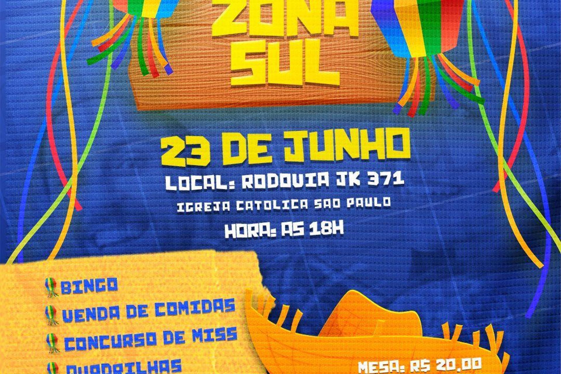 ARRAIÁ DA ZONA SUL: Uma festa junina imperdível para toda a família madrinense