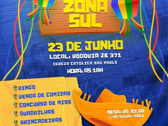 ARRAIÁ DA ZONA SUL: Uma festa junina imperdível para toda a família madrinense