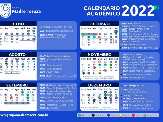 Calendário Acadêmico 2022.2
