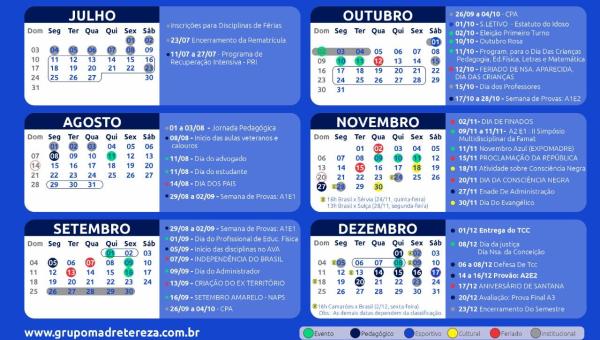 Calendário Acadêmico 2022.2