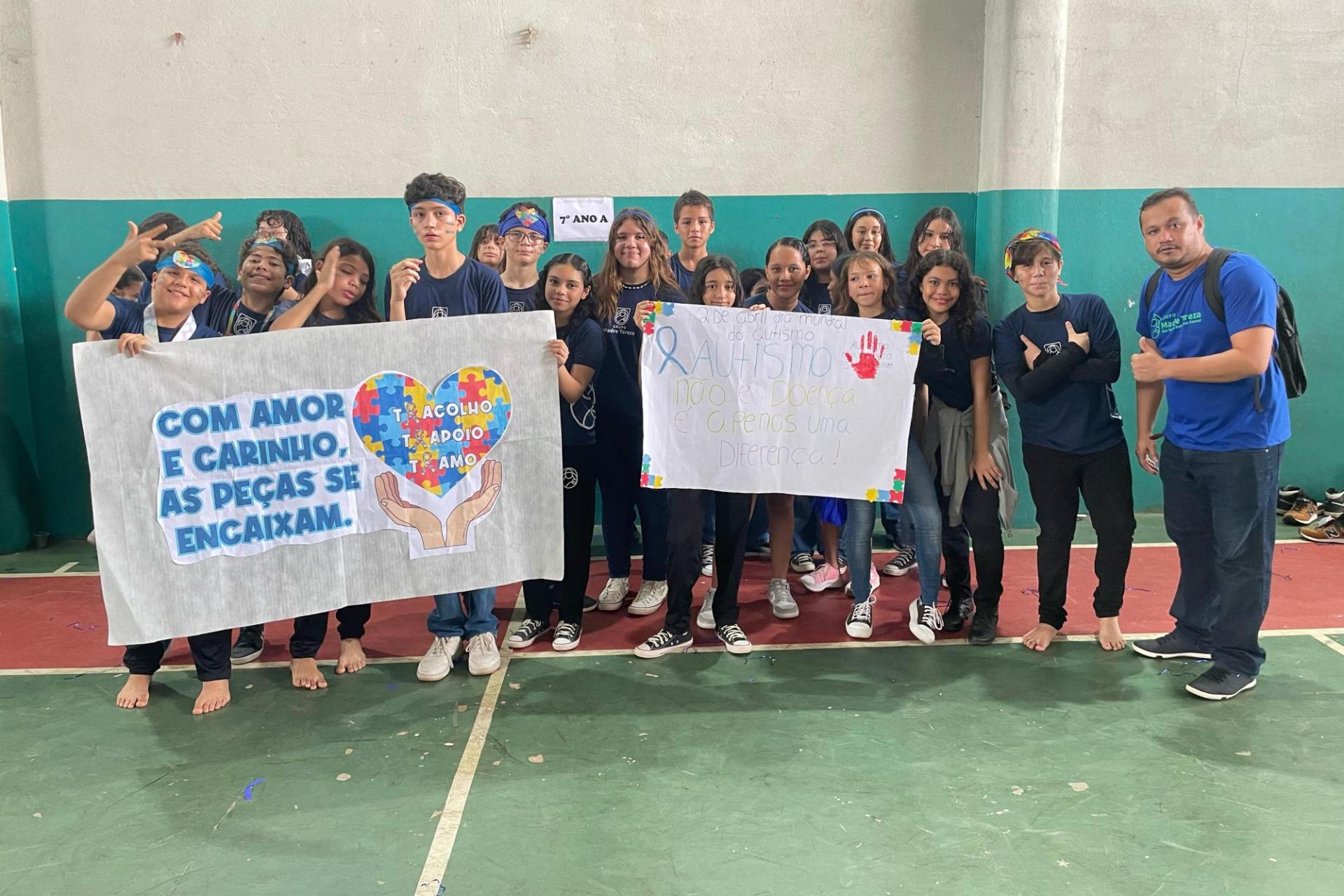 Centro de Ensino Madre Tereza promove conscientização e inclusão no Dia Mundial do Autismo