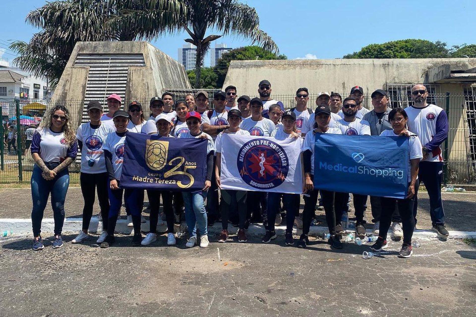 Conclusão do Primeiro Curso de Formação de Socorristas pelo Grupo Madre Tereza.