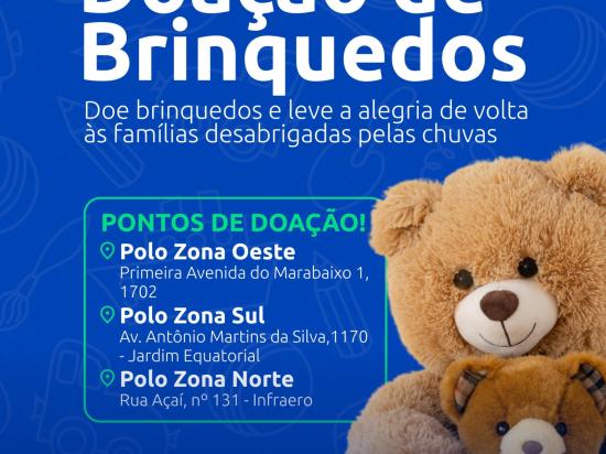 Espalhando Amor em Meio às Adversidades: Doação de Brinquedos para Crianças Desabrigadas