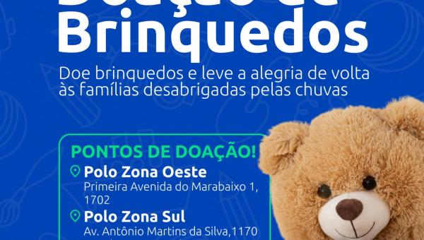 Espalhando Amor em Meio às Adversidades: Doação de Brinquedos para Crianças Desabrigadas