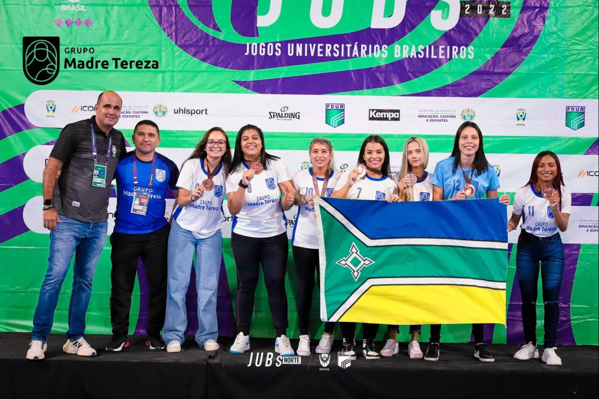 Grupo Madre Tereza é bronze nos Jogos Universitários Brasileiros-JUBS