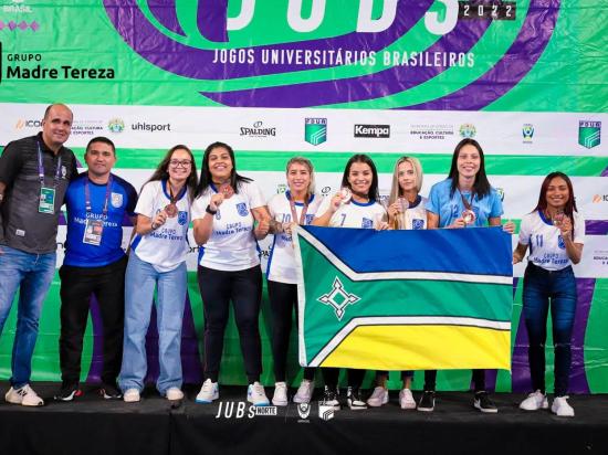 Grupo Madre Tereza é bronze nos Jogos Universitários Brasileiros-JUBS