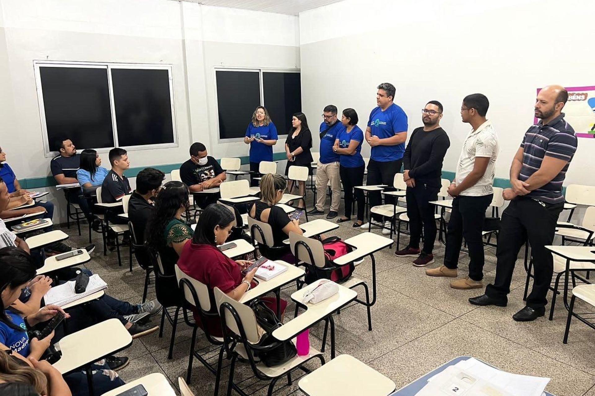 Grupo Madre Tereza encontro de capacitação dos alunos do ENADE