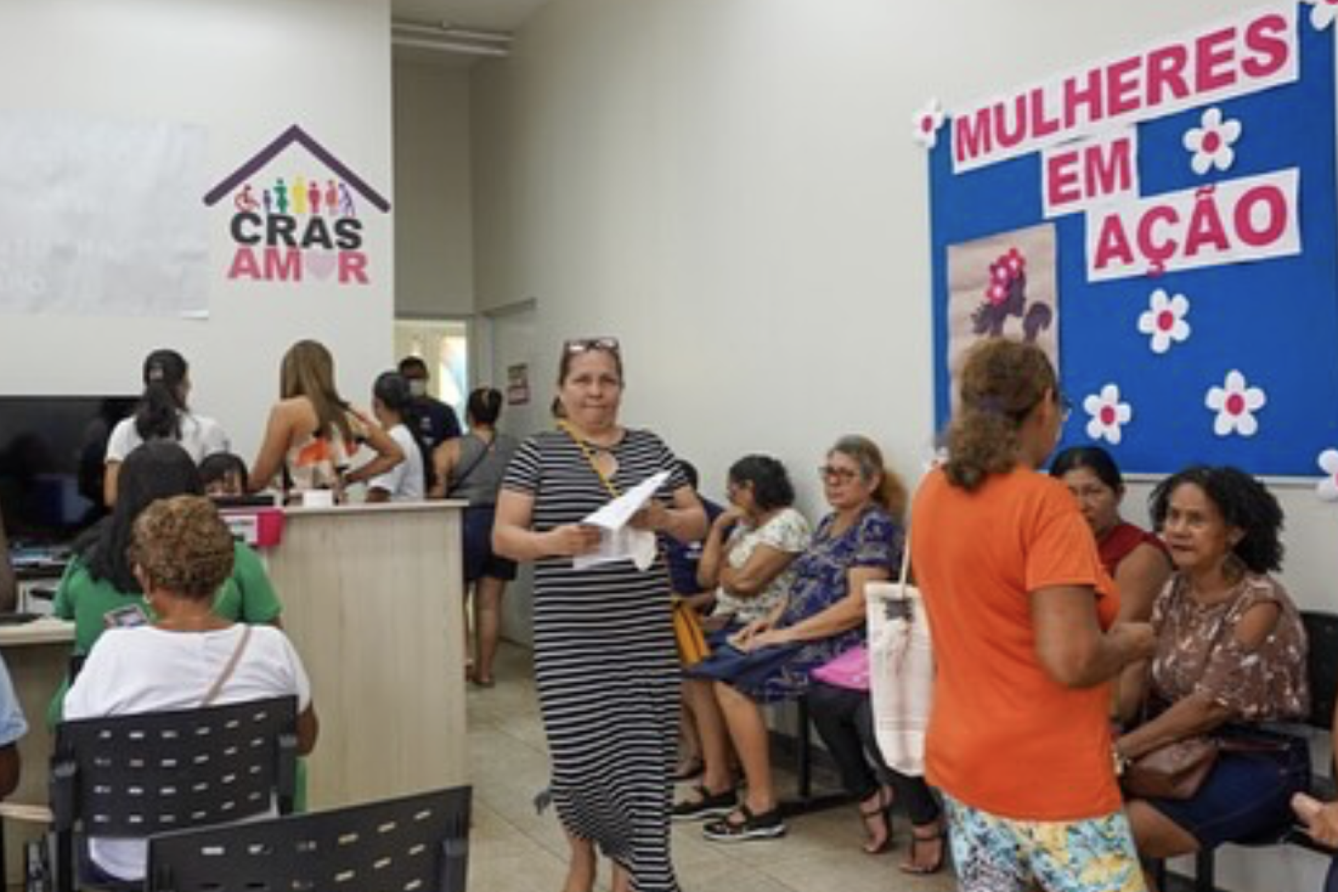 Grupo Madre Tereza participa de ação realizada pelo CRAS Amor em alusão ao Dia Internacional da Mulher.