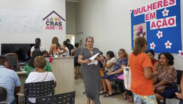 Grupo Madre Tereza participa de ação realizada pelo CRAS Amor em alusão ao Dia Internacional da Mulher.