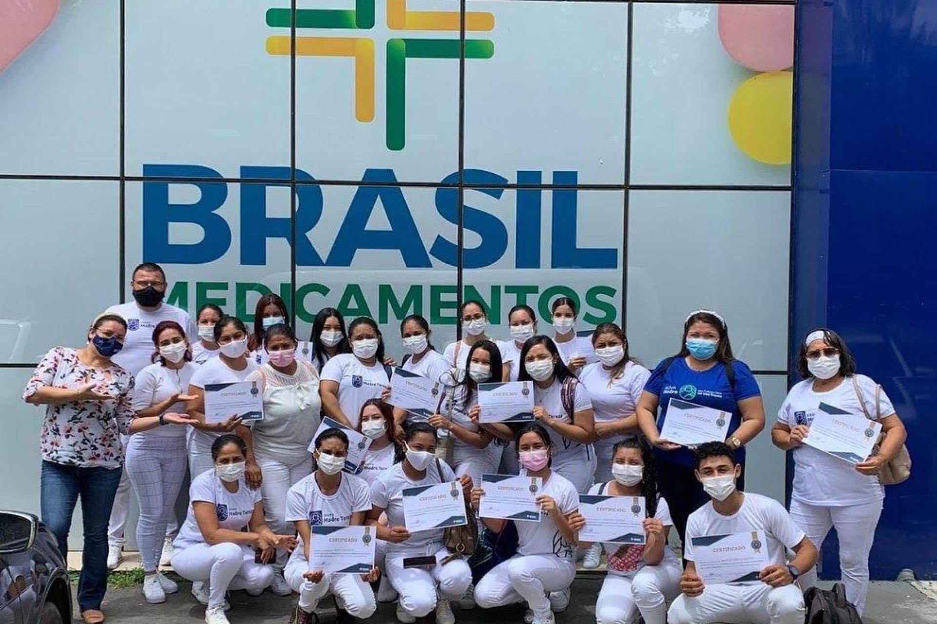 Grupo Madre Tereza realiza ação de saúde na empresa Brasil Medicamentos 