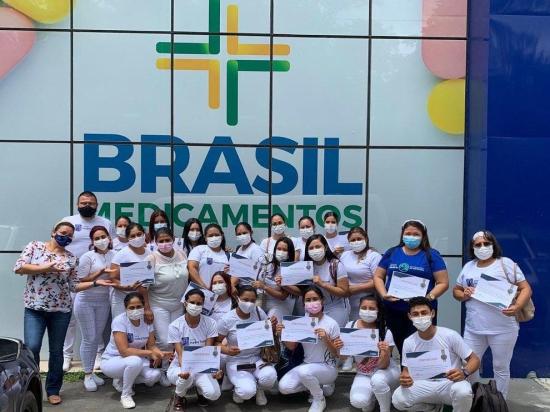 Grupo Madre Tereza realiza ação de saúde na empresa Brasil Medicamentos 