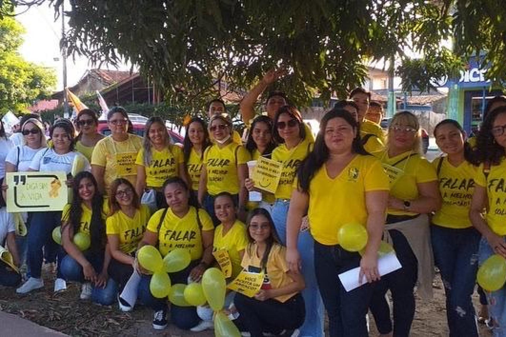 Grupo Madre Tereza realiza Blitz educativa SETEMBRO AMARELO