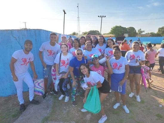 Grupo Madre Tereza realiza caminhada em alusão ao Outubro Rosa