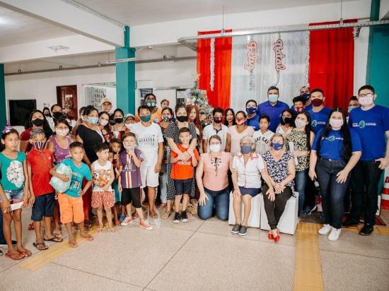 Grupo Madre Tereza realiza distribuição de cestas básicas durante o Natal Madre