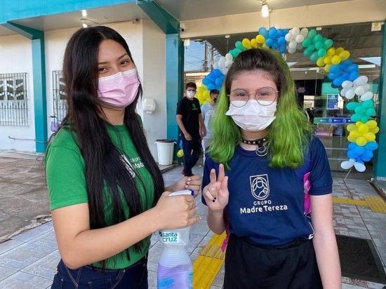 Grupo Madre Tereza realiza o retorno das aulas da educação básica 