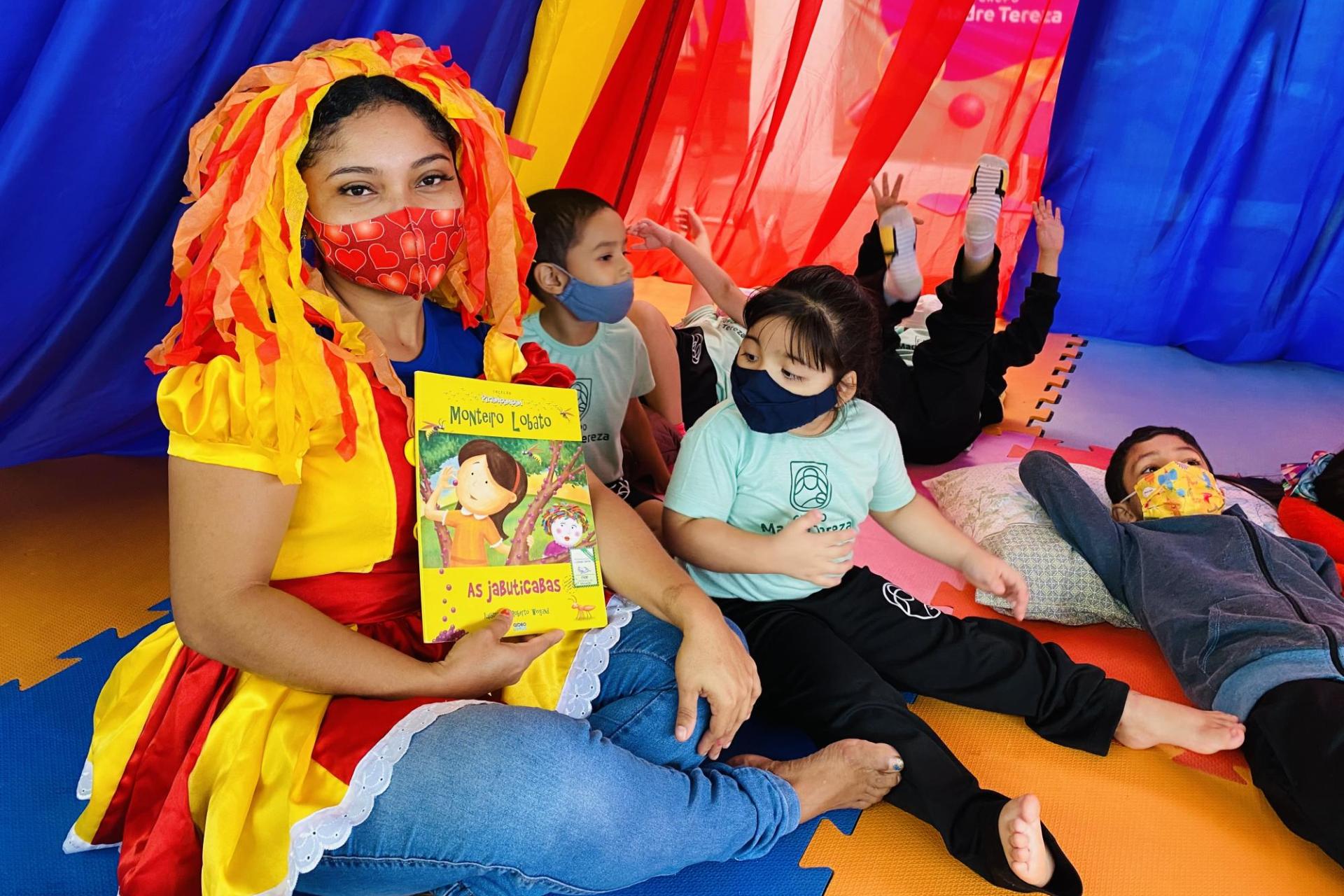 Grupo Madre Tereza realiza  programação especial em alusão ao Dia Nacional do Livro Infantil 