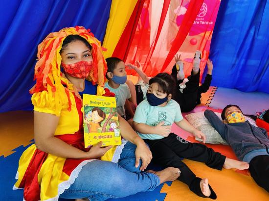 Grupo Madre Tereza realiza  programação especial em alusão ao Dia Nacional do Livro Infantil 