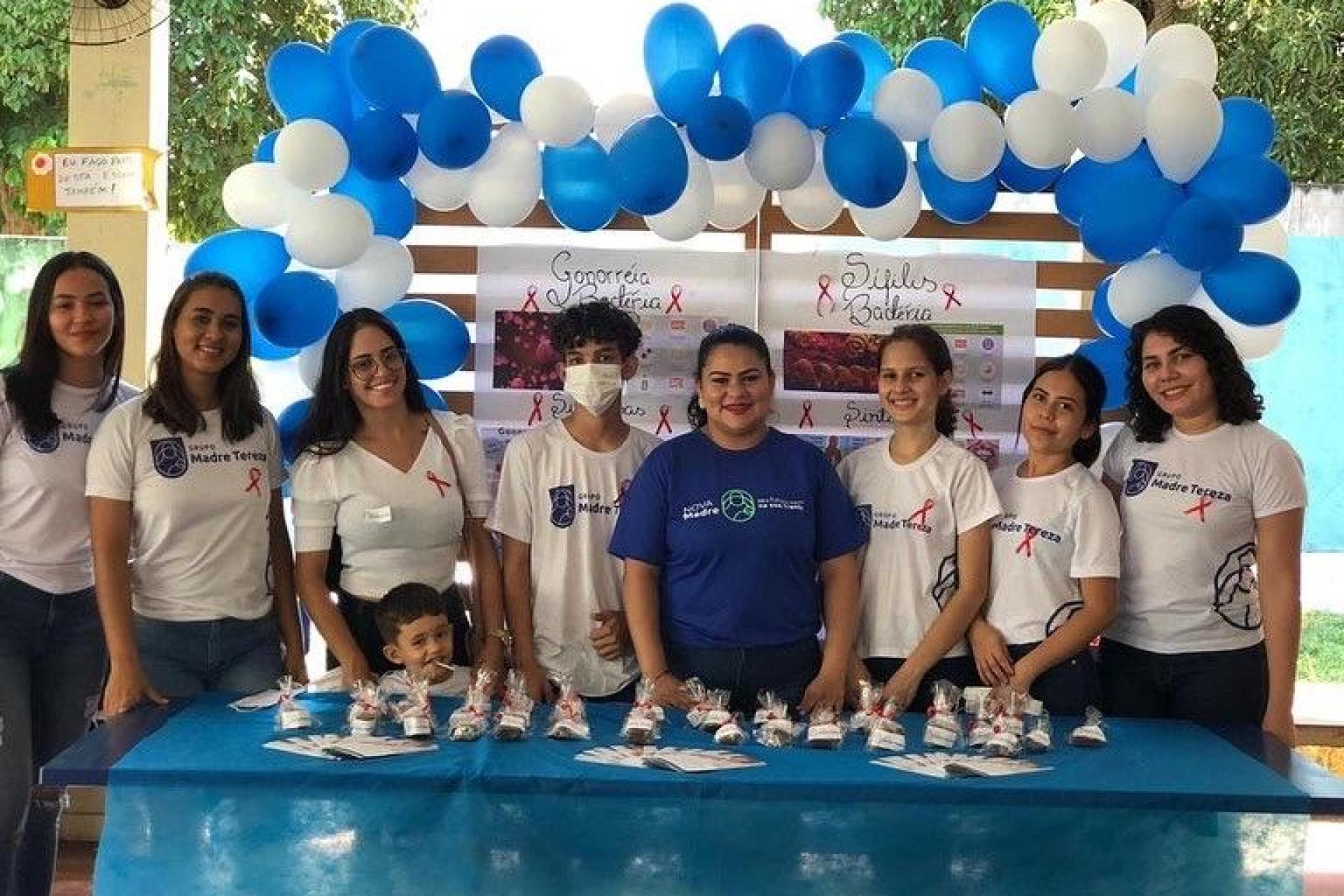 Grupo Madre Tereza realiza  projeto Madre em Ação na escola Maria de Nazaré Vasconcelos 