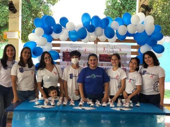 Grupo Madre Tereza realiza  projeto Madre em Ação na escola Maria de Nazaré Vasconcelos 