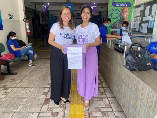 Grupo Madre Tereza recebe a visita da coordenadora de políticas públicas das mulheres de Santana