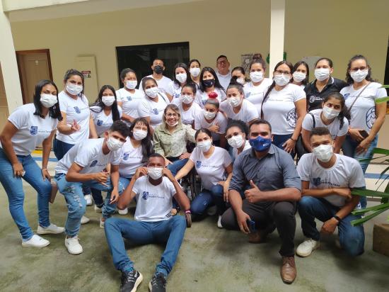 Grupo Madre Tereza recebe visita técnica itinerante dos alunos do Polo Calçoene