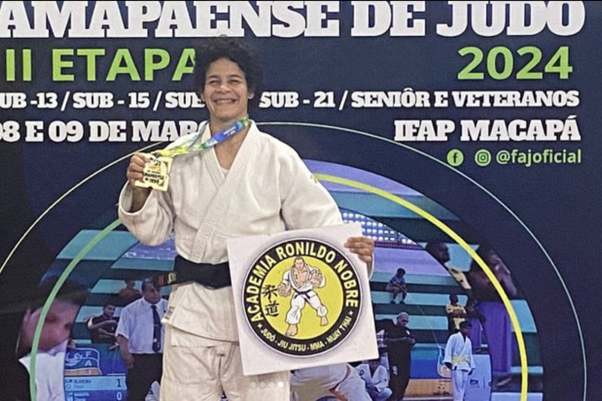 Lilian Santos, Atleta da Faculdade Madre Tereza, Brilha no XVI Circuito Amapaense de Judô