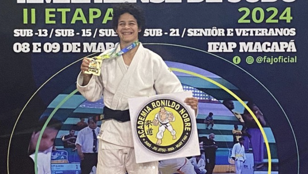 Lilian Santos, Atleta da Faculdade Madre Tereza, Brilha no XVI Circuito Amapaense de Judô