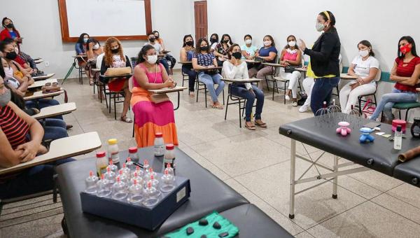 O Grupo Madre Tereza realiza Workshop para Calouros do Curso de Massoterapia.
