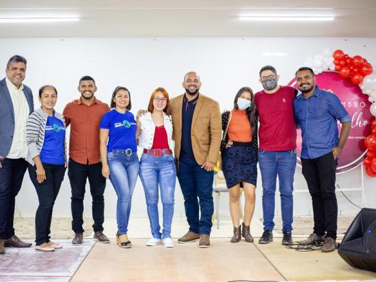 o Grupo Madre Tereza realizou no auditório da Banda Macapá o Ciclo de Palestras Dezembro Vermelho.