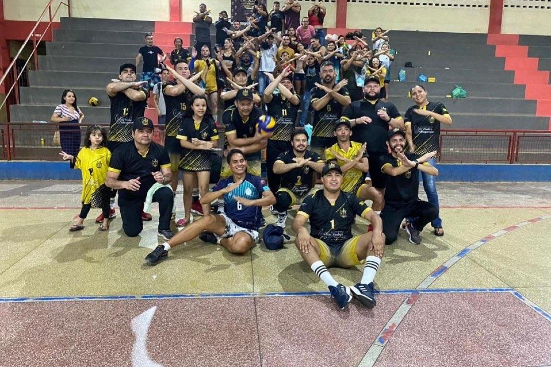 O time PROVEDOR CLUBE avança para final do Campeonato Santanense de Voleibol. 