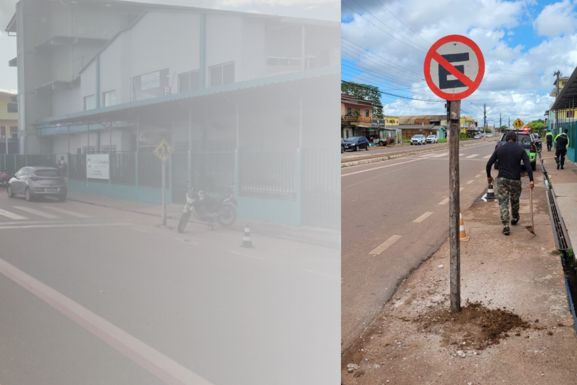 STTRANS realiza alterações na sinalização para melhorar trânsito na Rua Ubaldo Figueira