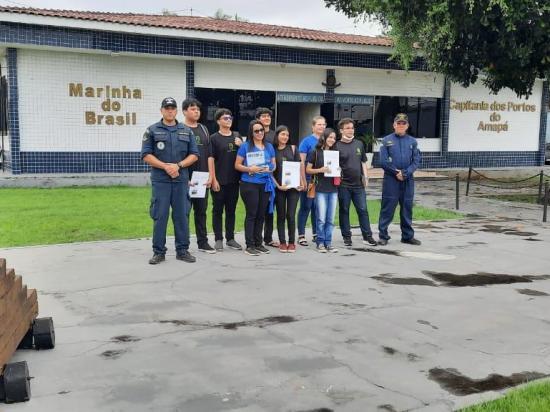 Visita Técnica na Capitania dos Portos do Amapá Expande Visão de Futuro dos Estudantes