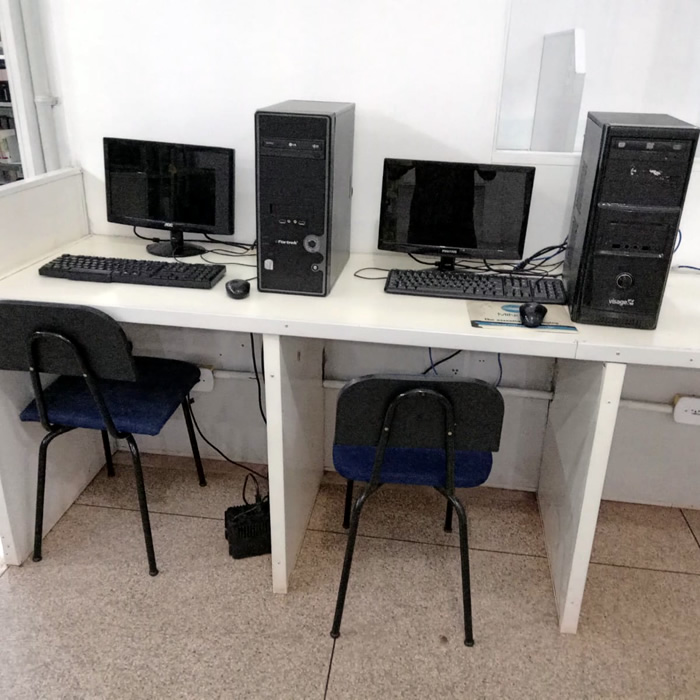 Espaço da biblioteca